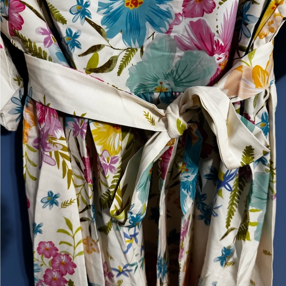 Floral Print Women's Dress - Picture 5 of 7